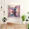 Elephant Paint by Numbers Kit for Adults Beginner,DIY Elephant Paint by Numbers for Adults,Easy Canvas Without Frame Home Wall Decor 16 x 16 in